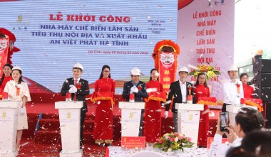 GROUNDBREAKING CEREMONY OF AN VIET PHAT HA TINH FACTORY 