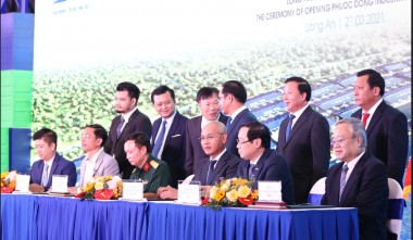 THE INAUGURAL CEREMONY OF PHUOC DONG INDUSTRIAL PARK AND PORT