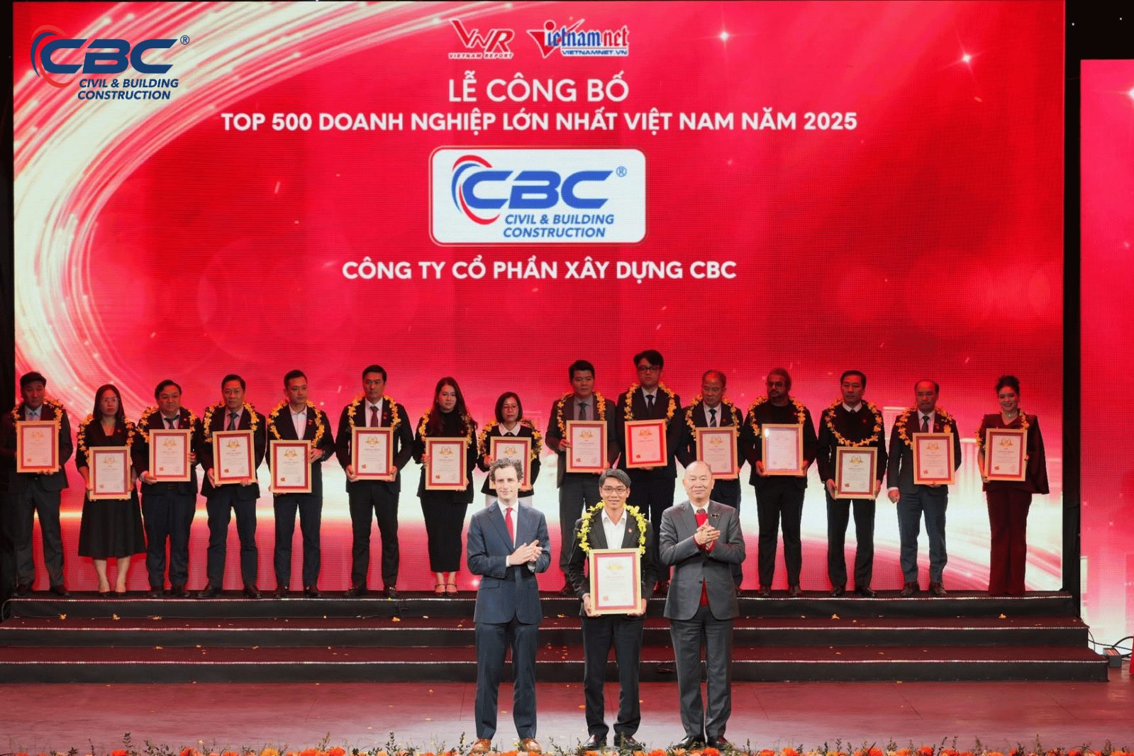 CBC RECOGNIZED IN VNR500 FOR THE FIFTH CONSECUTIVE YEAR – VIETNAM'S TOP 500 LARGEST ENTERPRISES 2025