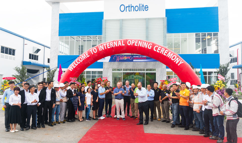 BOD Welcome and The Internal Opening Ceremony of Ortholite Vietnam