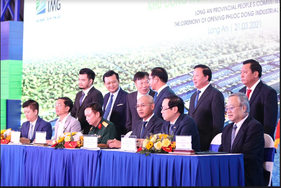 THE INAUGURAL CEREMONY OF PHUOC DONG INDUSTRIAL PARK AND PORT