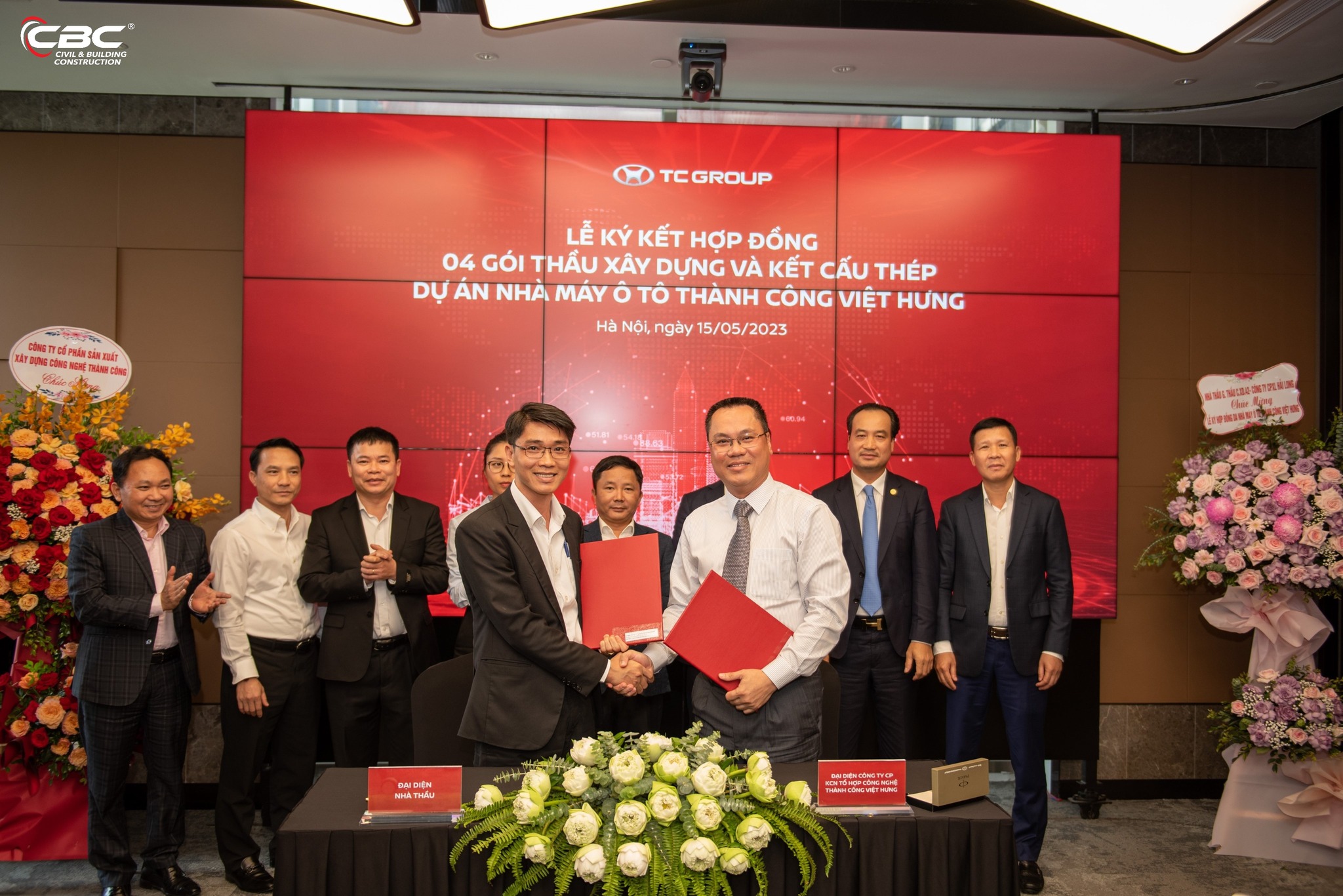 CBCONS SIGNING CONSTRUCTION CONTRACT FOR PROJECT VIET HUNG AUTO FACTORY
