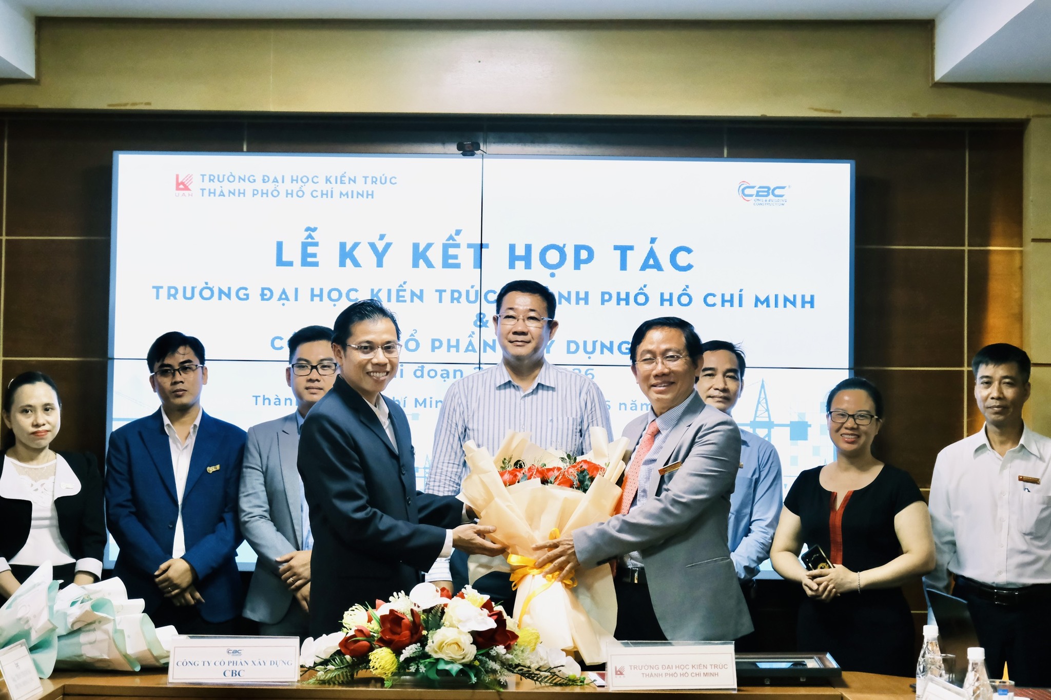 MEMORANDUM OF UNDERSTANDING BETWEEN UNIVERSITY OF ARCHITECTURE HO CHI MINH CITY AND CBC CONSTRUCTION JSC