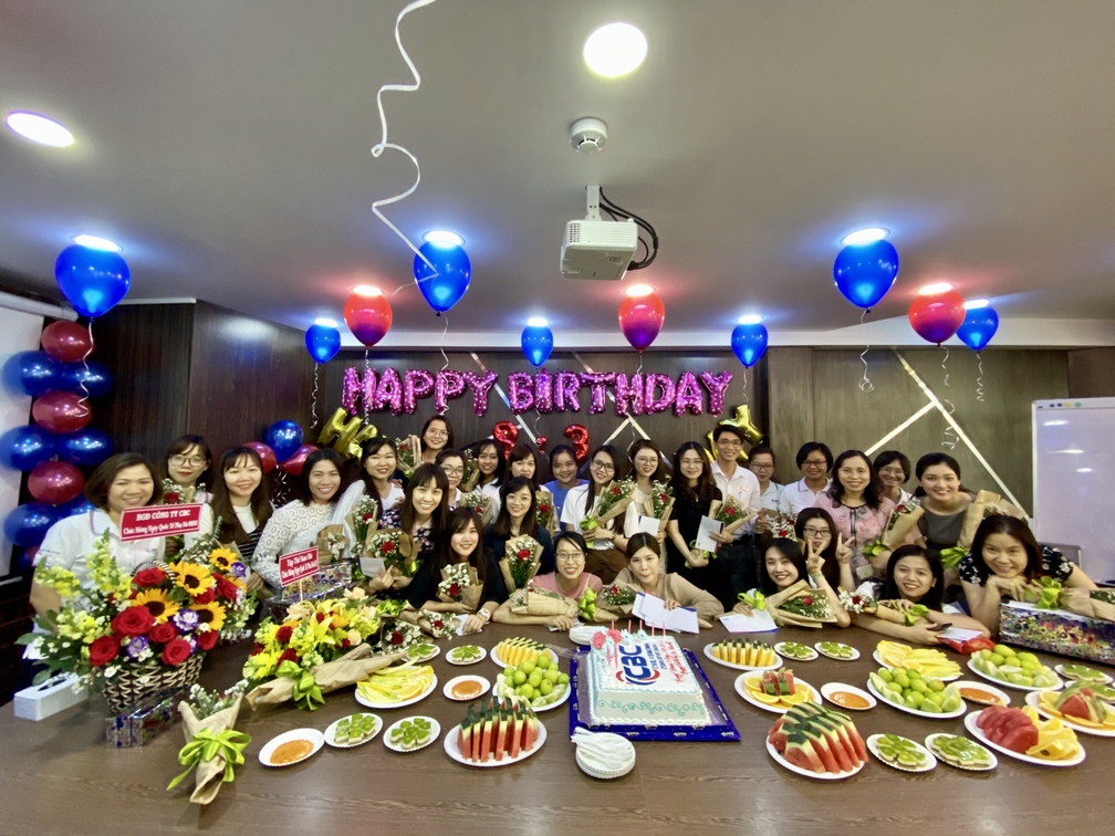 HAPPY BIRTHDAY MARCH AND HAPPY WOMEN'S DAY PARTY AT CBC OFFICE