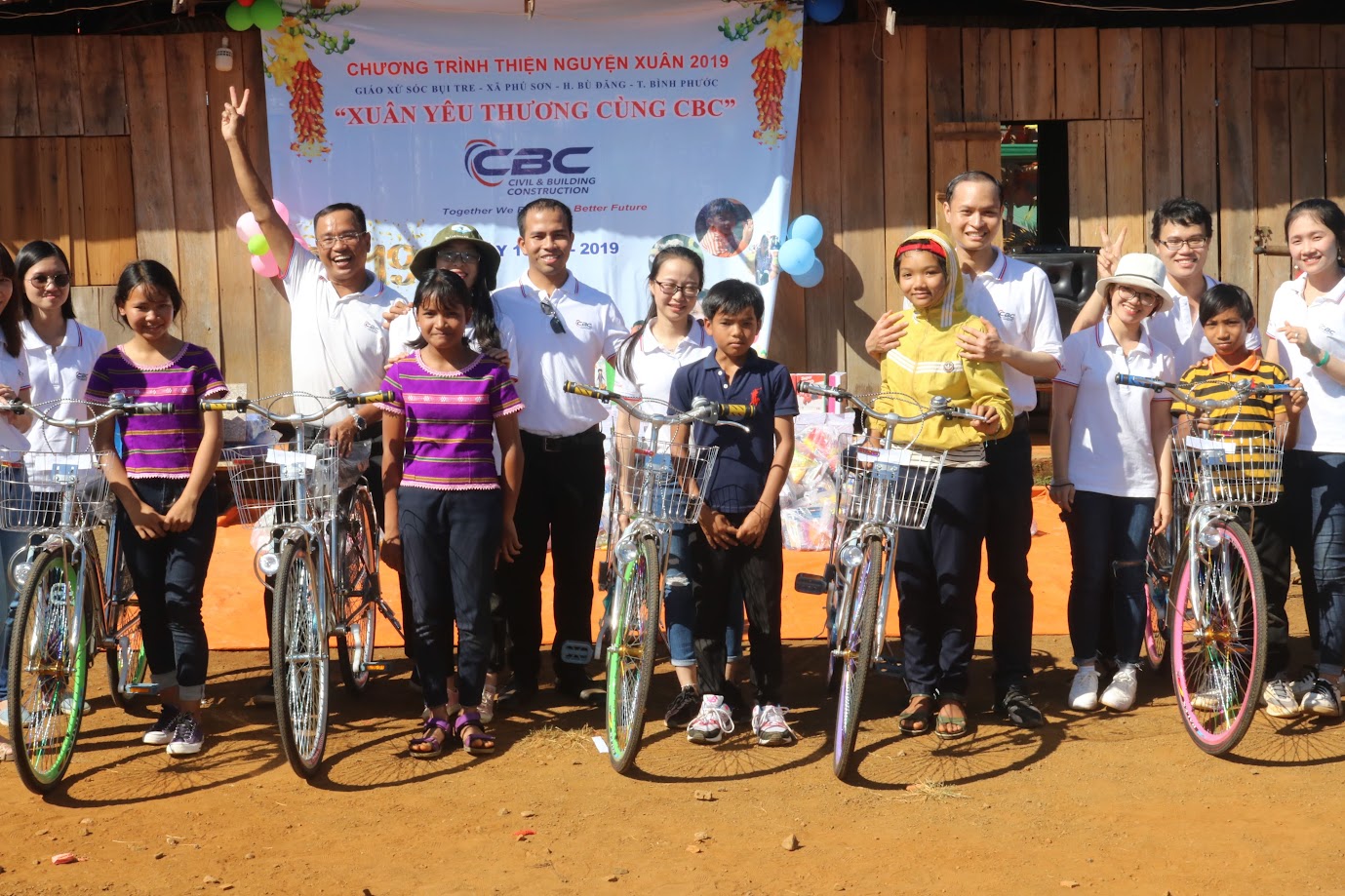 CBC CONSTRUCTION - "TET" CHARITY AT SOC BUI TRE PARISH, BINH PHUOC PROVINCE