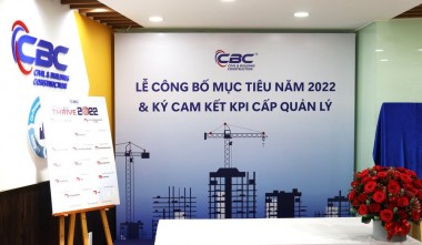 CEREMONY OF SINGING CBC KPI COMMITMENT IN 2022