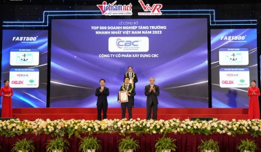  PROUD OF CBC'S EXCELLENCE IN ENTERING THE TOP 500 FASTEST GROWING BUSINESSES IN VIETNAM IN 2023