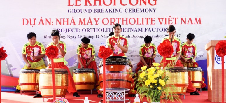 GROUND BREAKING CEREMONY ORTHOLITE VIETNAM FACTORY