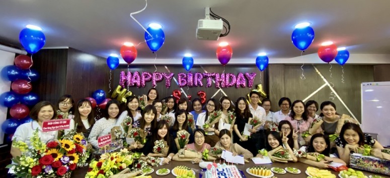 HAPPY BIRTHDAY MARCH AND HAPPY WOMEN'S DAY PARTY AT CBC OFFICE 