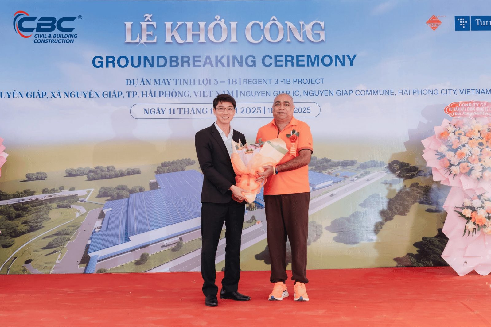 GROUND BREAKING CEREMONY OF TINH LOI GARMENT FACTORY 3-1B FACTORY IN HAI PHONG